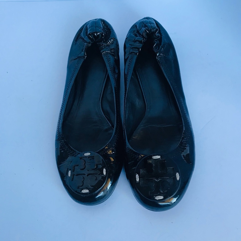 Tory Burch patent leather Black Ballet Flats - Picture 2 of 5